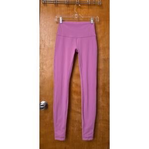 Lululemon Wunder Under High-Rise Tight Full On Luxtreme Magenta Glow Sz 4 28”